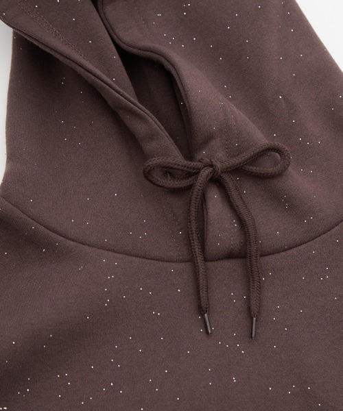 improves（インプローブス）の「ラメ裏起毛 スウェットパーカー（パーカー・メンズ・ネイビー/ブラウン/ブラック・LARGE/MEDIUM）」の8枚目の写真