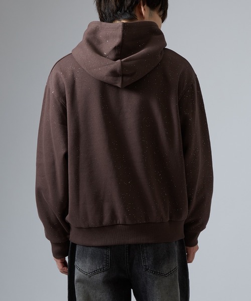 improves（インプローブス）の「ラメ裏起毛 スウェットパーカー（パーカー・メンズ・ネイビー/ブラウン/ブラック・LARGE/MEDIUM）」の16枚目の写真