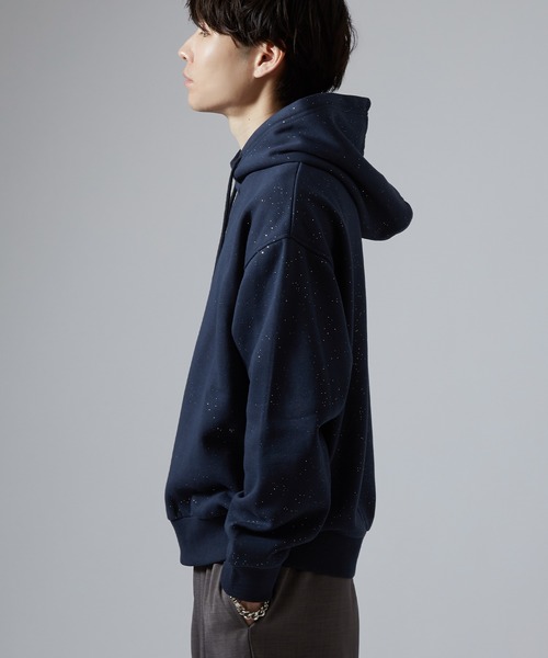 improves（インプローブス）の「ラメ裏起毛 スウェットパーカー（パーカー・メンズ・ネイビー/ブラウン/ブラック・LARGE/MEDIUM）」の20枚目の写真