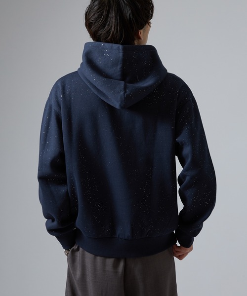 improves（インプローブス）の「ラメ裏起毛 スウェットパーカー（パーカー・メンズ・ネイビー/ブラウン/ブラック・LARGE/MEDIUM）」の21枚目の写真