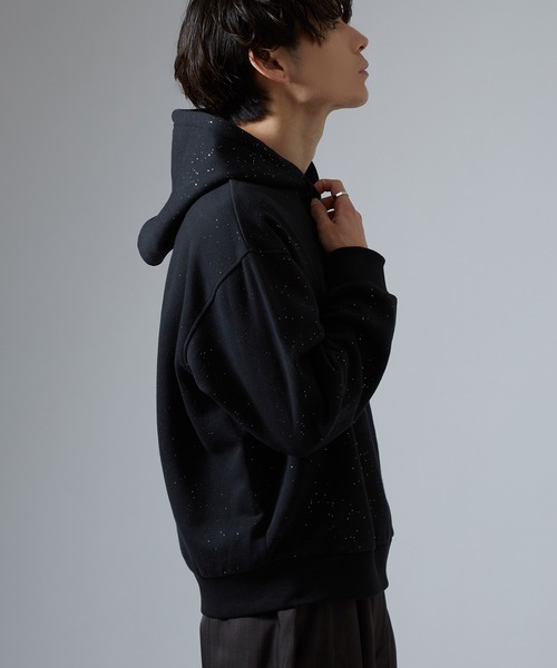 improves（インプローブス）の「ラメ裏起毛 スウェットパーカー（パーカー・メンズ・ネイビー/ブラウン/ブラック・LARGE/MEDIUM）」の11枚目の写真