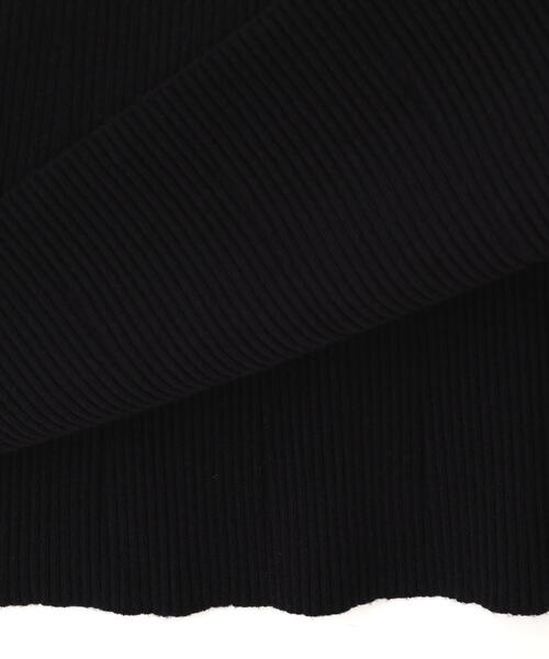 PROPORTION BODY DRESSING（プロポーションボディドレッシング）の「オフショルリブニットワンピース / 1215240112（ワンピース・レディース・ダークグレー/レッド/ブラック・MEDIUM/P/S）」の7枚目の写真