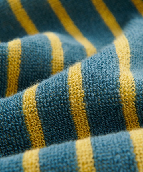 IRADOWL（アイラドール）の「【アイラドール room】くすみカラーストライプ柄フェイスタオル（タオル・レディース・グリーン/パープル・FREE）」の4枚目の写真