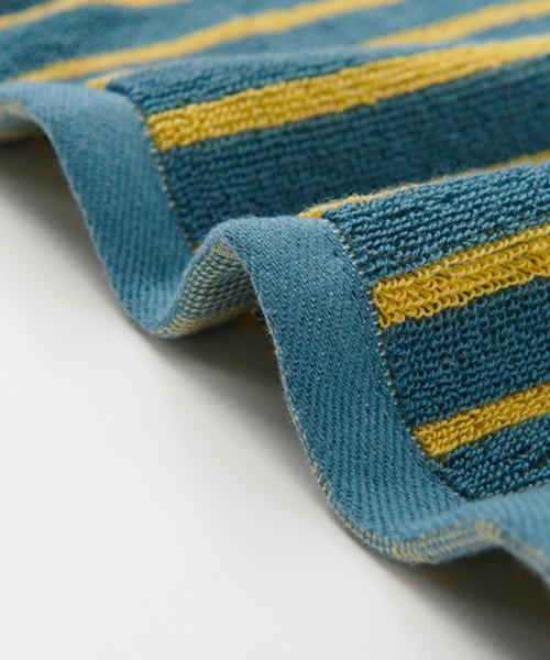 IRADOWL（アイラドール）の「【アイラドール room】くすみカラーストライプ柄フェイスタオル（タオル・レディース・グリーン/パープル・FREE）」の5枚目の写真