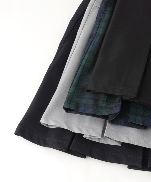 LOVETOXIC（ラブトキシック）の「【卒服・セレモニー】ボックスプリーツスカパン（スーツスカート・キッズ・ブラック/ネイビー/ライトグレー/カラフル・M:150cm/L:160cm）」の6枚目の写真