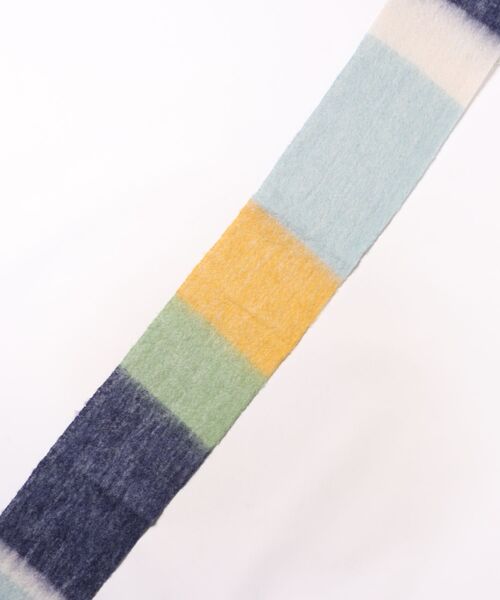 Three Four Time(スリーフォータイム)の「マルチカラーブークレーマフラー(ストール/ショール・レディース・ブルー系その他/イエロー系その他/ピンク系その他・FREE)」の13枚目の写真