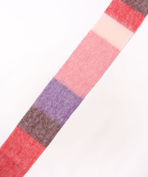 Three Four Time(スリーフォータイム)の「マルチカラーブークレーマフラー(ストール/ショール・レディース・ブルー系その他/イエロー系その他/ピンク系その他・FREE)」の22枚目の写真