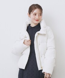 KAWADAダウンショートコート【撥水/洗濯機OK/静電気防止裏地】《XS～LL》