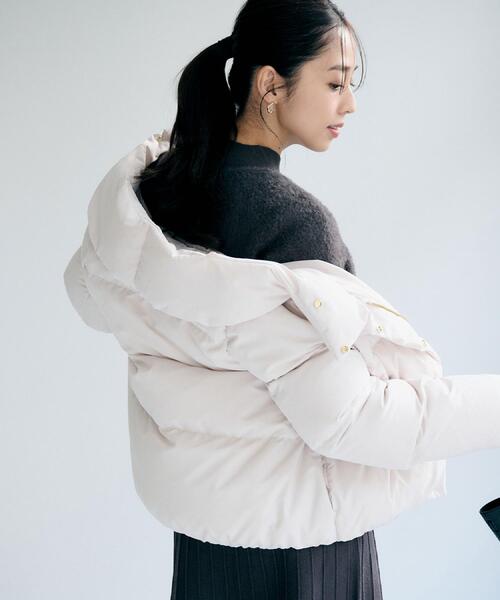 KAWADAダウンショートコート【撥水/洗える/静電気防止裏地】《XS～LL