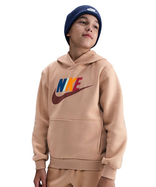 NIKE/ナイキ キッズ パーカー K NSW CLUB FLC HDY HBR FD2988-201