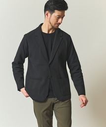 TETE HOMME（テットオム）の「【家庭洗濯可能】バーズアイ ストレッチニットジャケット（テーラードジャケット）」