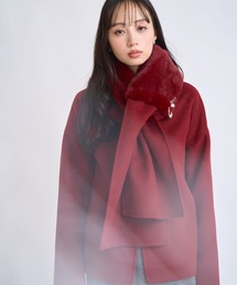 NOELA | ファーストール付きリバーミドルコート(その他アウター)