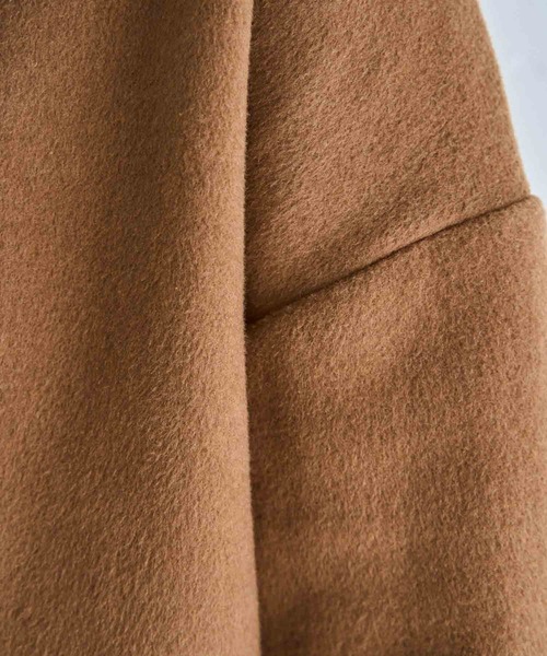 NOELA（ノエラ）の「ファーストール付きリバーミドルコート（その他アウター・レディース・レッド/キャメル・フリー）」の7枚目の写真