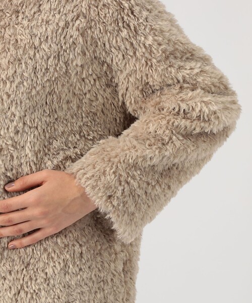 HERNO カーリーエコファー レザーベルトブルゾン（ブルゾン）｜HERNO