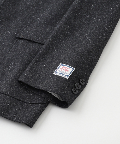 Couture d'adam(クチュールドアダム)の「COUTURE D’ADAM (クチュール ド アダム) 別注 SACK ジャケット(Silk Nep)(その他アウター・メンズ・グレー・40/42)」の3枚目の写真