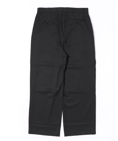 TAKA-Q（タカキュー）の「【ウール混 ストレッチ 防シワ】タカキュー NEO BASICS ワイドトラウザーパンツ(セットアップ可能)（スラックス・メンズ・グレー系その他2/ブラック・MEDIUM/LARGE/X-LARGE）」の4枚目の写真