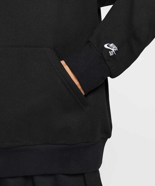 NIKE SB（ナイキエスビー）の「ナイキ SB スケートボード トレーナーパーカー / Nike SB Skate Pullover Hoodie HV0250-010 Black（パーカー・メンズ・ブラック・XL/M/S/L/2XL）」の5枚目の写真