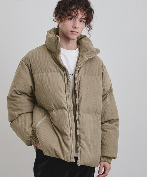 セール】中綿スタンドコーデュロイブルゾン（ブルゾン）｜tk.TAKEO