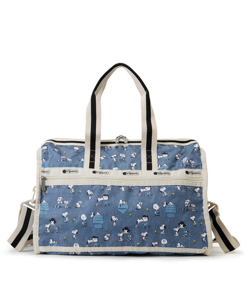 LeSportsac（レスポートサック）の「DELUXE MED WEEKENDER ピーナッツハッピーパルズ（ボストンバッグ・レディース・ブルー・FREE）」の10枚目の写真