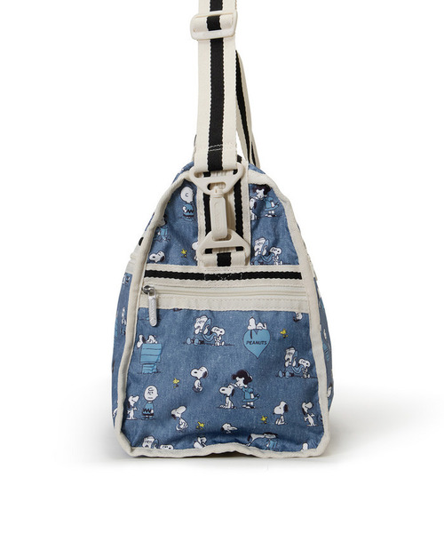 LeSportsac（レスポートサック）の「DELUXE MED WEEKENDER ピーナッツハッピーパルズ（ボストンバッグ・レディース・ブルー・FREE）」の9枚目の写真