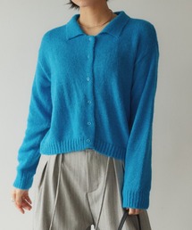 KUREN（クレン）の「ローゲージポロカーデ（カーディガン/ボレロ）」