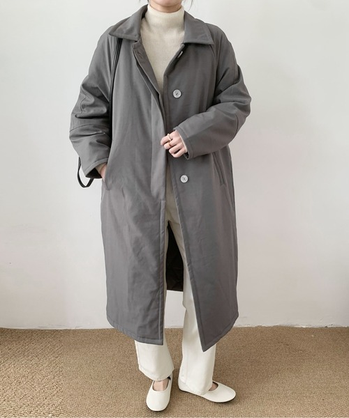 DECADE CLASSIC(ディケイド クラシック)の「DECADE CLASSIC ベーシックロングダウンジャケット (AW)(ダウンジャケット/コート・レディース・イエロー/グレー/ライトベージュ・FREE)」の1枚目の写真