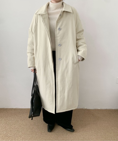 DECADE CLASSIC(ディケイド クラシック)の「DECADE CLASSIC ベーシックロングダウンジャケット (AW)(ダウンジャケット/コート・レディース・イエロー/グレー/ライトベージュ・FREE)」の18枚目の写真