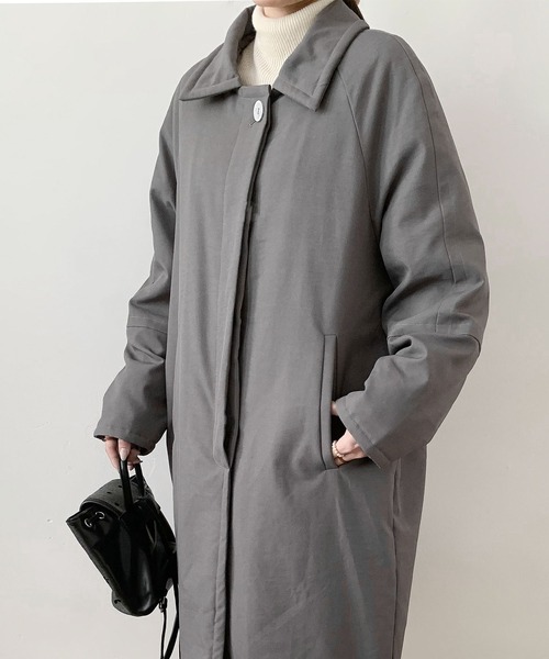DECADE CLASSIC(ディケイド クラシック)の「DECADE CLASSIC ベーシックロングダウンジャケット (AW)(ダウンジャケット/コート・レディース・イエロー/グレー/ライトベージュ・FREE)」の6枚目の写真