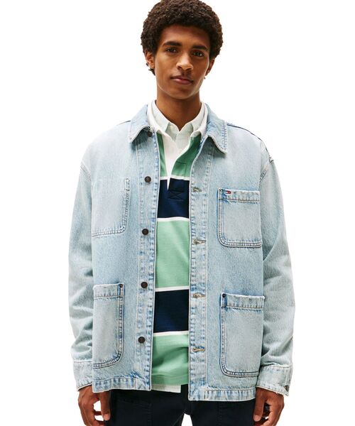 tommy jeans(トミー ジーンズ)の「チョアジャケット(ブルゾン・メンズ・インディゴブルー・SMALL/MEDIUM/LARGE/X-LARGE)」の1枚目の写真