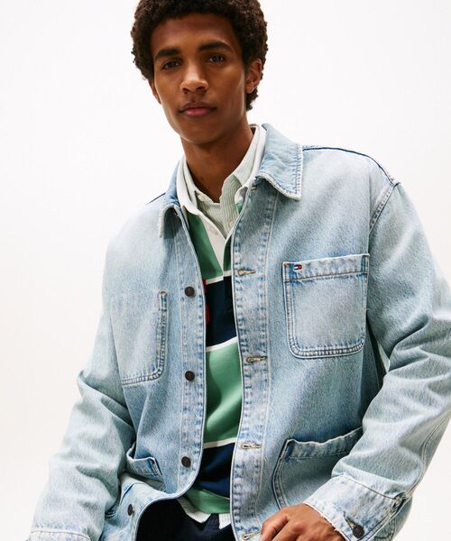 tommy jeans(トミー ジーンズ)の「チョアジャケット(ブルゾン・メンズ・インディゴブルー・SMALL/MEDIUM/LARGE/X-LARGE)」の5枚目の写真
