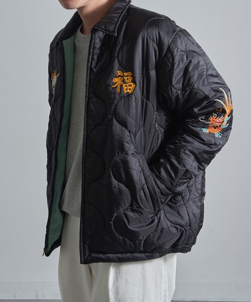 セール】【HOUSTON】51511 NYLON VIETNAM JACKETT (TIGER)（ナイロン