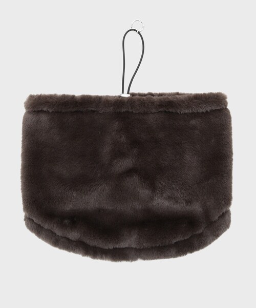 THE SHOP TK (ザ ショップ ティーケー )の「リバーシブルフェイクファーネックウォーマー(ネックウォーマー/スヌード・メンズ・ブラック/ダークブラウン・00)」の3枚目の写真