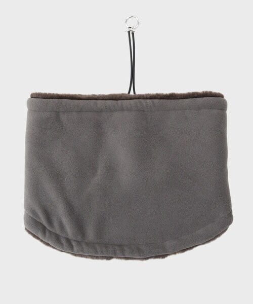 THE SHOP TK (ザ ショップ ティーケー )の「リバーシブルフェイクファーネックウォーマー(ネックウォーマー/スヌード・メンズ・ブラック/ダークブラウン・00)」の6枚目の写真