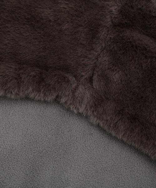 THE SHOP TK (ザ ショップ ティーケー )の「リバーシブルフェイクファーネックウォーマー(ネックウォーマー/スヌード・メンズ・ブラック/ダークブラウン・00)」の8枚目の写真