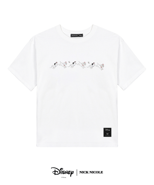 NICK&NICOLE(ニックアンドニコール)の「DISNEY BUTTERFLY 101 DALMATIAN TOP_WHITE(Tシャツ/カットソー・レディース・その他・FREE)」の4枚目の写真