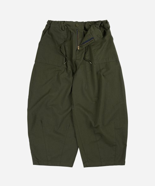 FRIZMWORKS(フリズムワークス)の「TWILL BALLOON PANTS _ OLIVE(その他パンツ・メンズ・その他・X-LARGE/SMALL/MEDIUM/LARGE)」の2枚目の写真