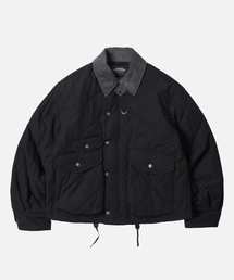 FRIZMWORKS（フリズムワークス）の「QUILTED HERITAGE HUNTING JACKET _ BLACK（ミリタリージャケット）」
