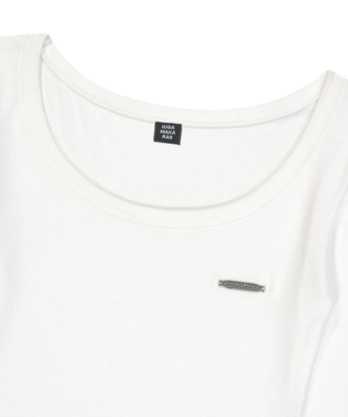 IUGAMAKARAS(イウガマカラス)の「U-Neck Fitted Top (White)(Tシャツ/カットソー・レディース・その他・FREE)」の11枚目の写真