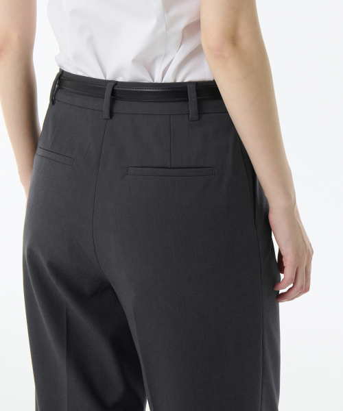 MUSINSA STANDARD WOMAN（ムシンサスタンダードウーマン）の「ウィメンズウエストバンドレスワイドスラックス[グレー]（スラックス・レディース・その他・34/32/30/24/25/26/27/29/28/31）」の8枚目の写真