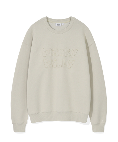 Wacky WiLLy(ワッキーウィリー)の「レタリングポイントスウェットグレー(スウェット・レディース・その他・LARGE/X-LARGE/SMALL/MEDIUM)」の2枚目の写真