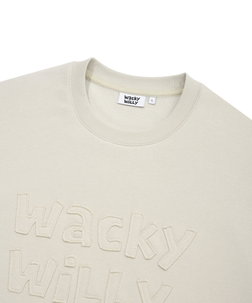 Wacky WiLLy(ワッキーウィリー)の「レタリングポイントスウェットグレー(スウェット・レディース・その他・LARGE/X-LARGE/SMALL/MEDIUM)」の4枚目の写真