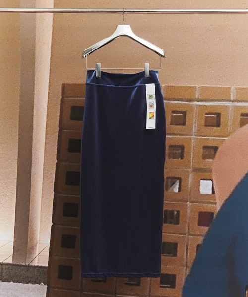 FLEX VELVET SIDE SLIT SKIRT（スカート）｜kotohayokozawa