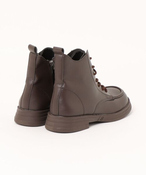 STYLEBLOCK（スタイルブロック）の「レースアップブーツ（ブーツ・レディース・ブラウン/ブラック・35/36/37/38/40/39）」の3枚目の写真