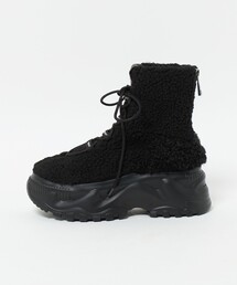 ODETTE É ODILE ブラックブーツ ODETTE E ODILE 長靴 レインブーツ ミドルサイドゴア ショートブーツ