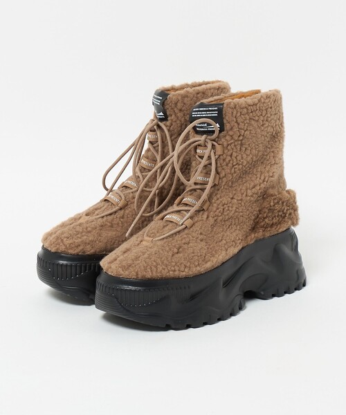 MAISON MAVERICK PRESENTS(メゾンマベリックプレゼンツ)の「<MAISON MAVERICK PRESENTS> F/FurryPoodle SBT(ブーツ・レディース・ブラック/ブラウン系・23cm/25cm/24cm)」の3枚目の写真