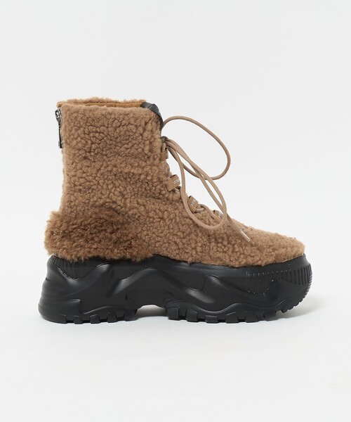 MAISON MAVERICK PRESENTS(メゾンマベリックプレゼンツ)の「<MAISON MAVERICK PRESENTS> F/FurryPoodle SBT(ブーツ・レディース・ブラック/ブラウン系・23cm/25cm/24cm)」の5枚目の写真