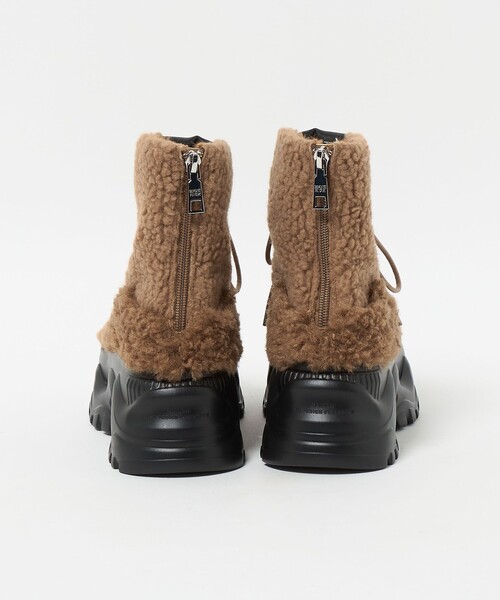 MAISON MAVERICK PRESENTS(メゾンマベリックプレゼンツ)の「<MAISON MAVERICK PRESENTS> F/FurryPoodle SBT(ブーツ・レディース・ブラック/ブラウン系・23cm/25cm/24cm)」の6枚目の写真