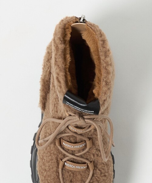 MAISON MAVERICK PRESENTS(メゾンマベリックプレゼンツ)の「<MAISON MAVERICK PRESENTS> F/FurryPoodle SBT(ブーツ・レディース・ブラック/ブラウン系・23cm/25cm/24cm)」の8枚目の写真