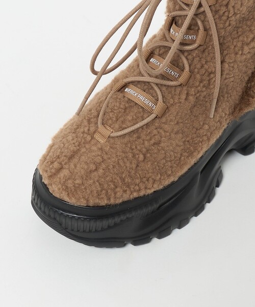 MAISON MAVERICK PRESENTS(メゾンマベリックプレゼンツ)の「<MAISON MAVERICK PRESENTS> F/FurryPoodle SBT(ブーツ・レディース・ブラック/ブラウン系・23cm/25cm/24cm)」の9枚目の写真