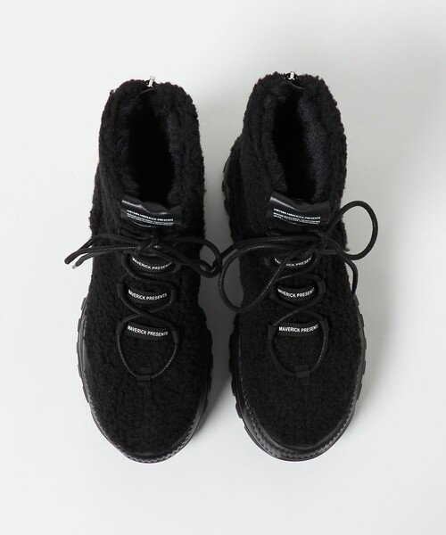 MAISON MAVERICK PRESENTS(メゾンマベリックプレゼンツ)の「<MAISON MAVERICK PRESENTS> F/FurryPoodle SBT(ブーツ・レディース・ブラック/ブラウン系・23cm/25cm/24cm)」の13枚目の写真